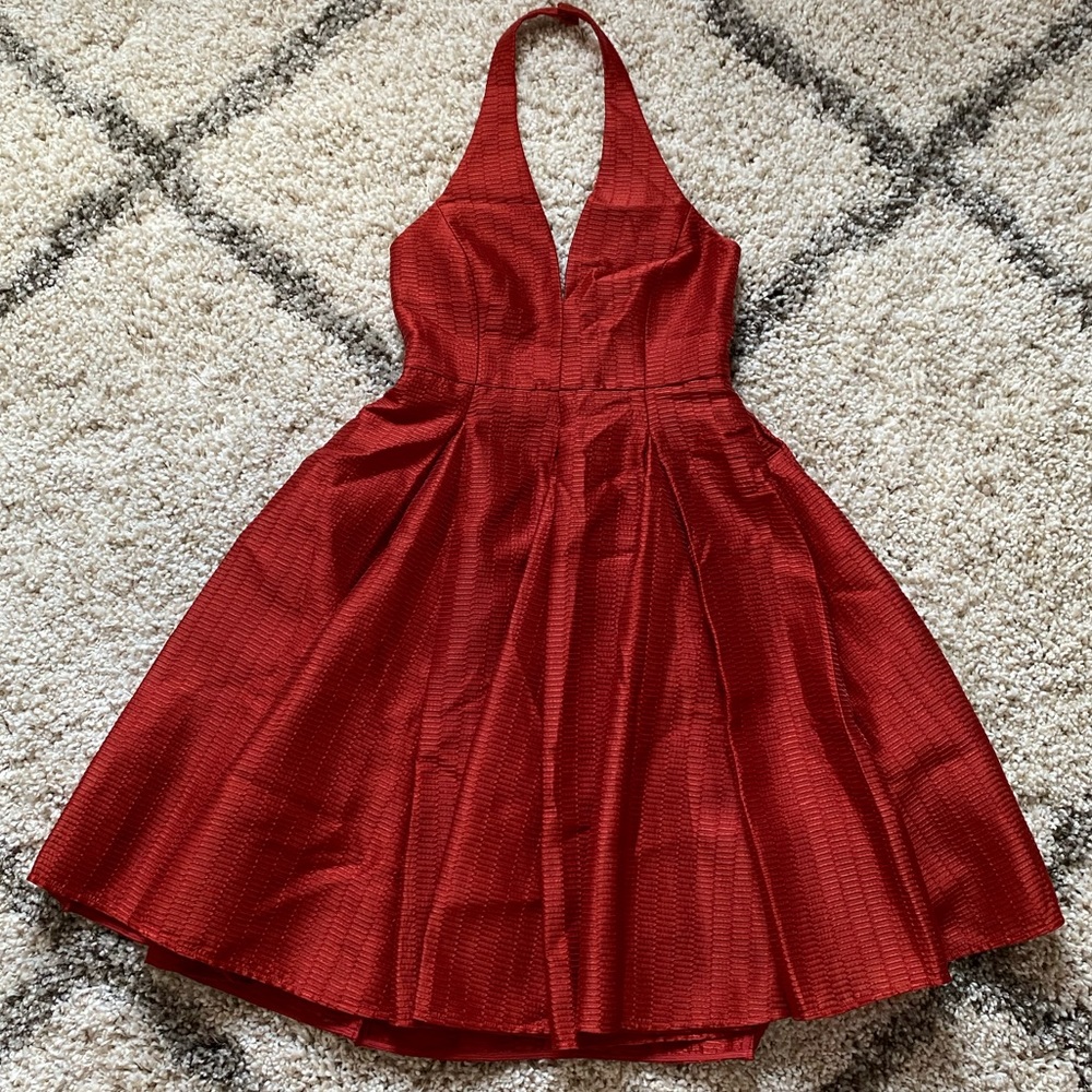 Brand New Halston Heritage Halter Cocktail Dress